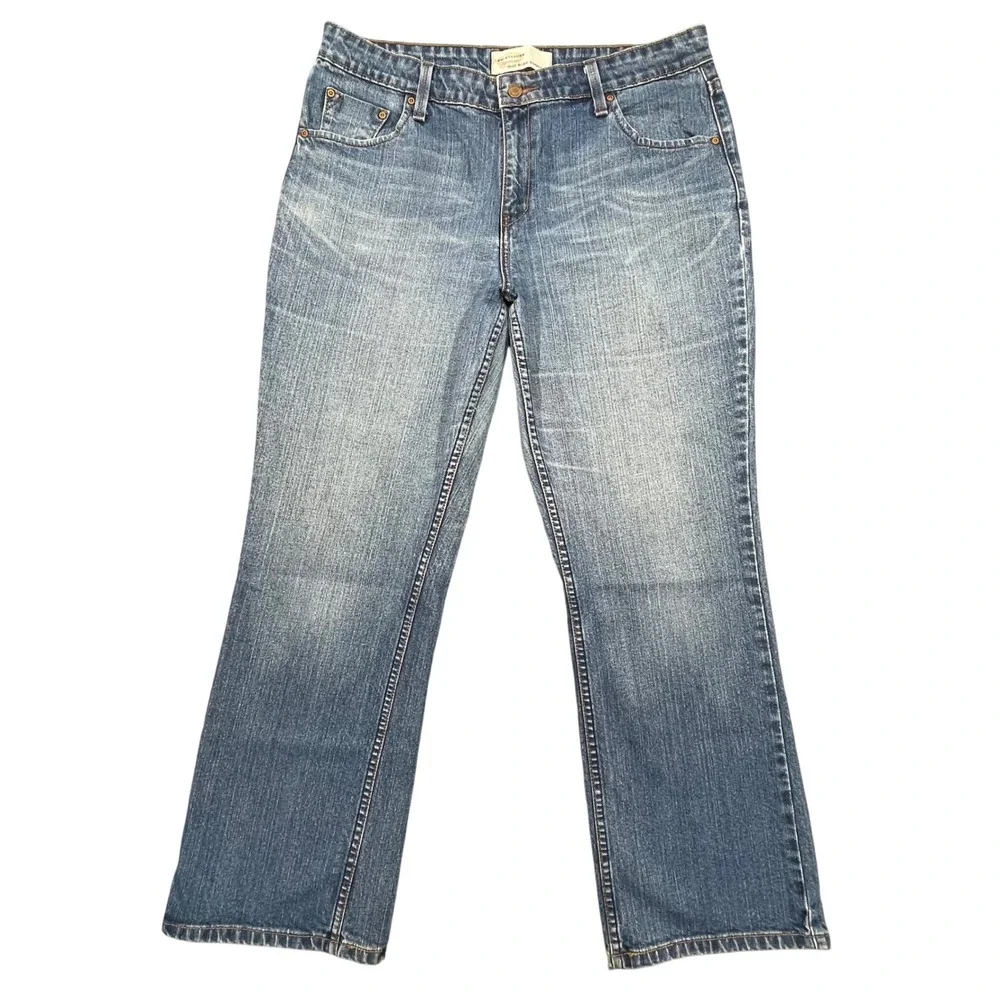 Levi Strauss Blue Mid Rise Bootcut Jeans Women 14S